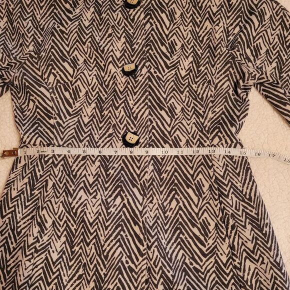Cabi Women's Gray & White Zig Zag Zebra Ponte Knit Jacket Style #3034  XSmall - Picture 12 of 13
